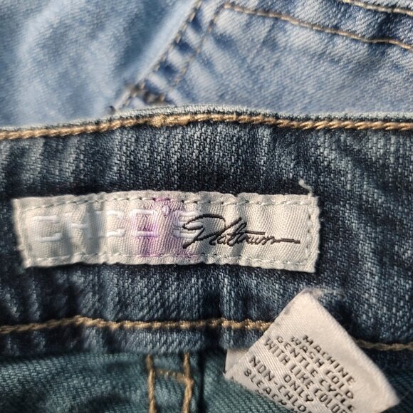 Chico's Platinum Bootcut Jeans Size 2.5 Dark Wash Women's Size 14 - Picture 11 of 12